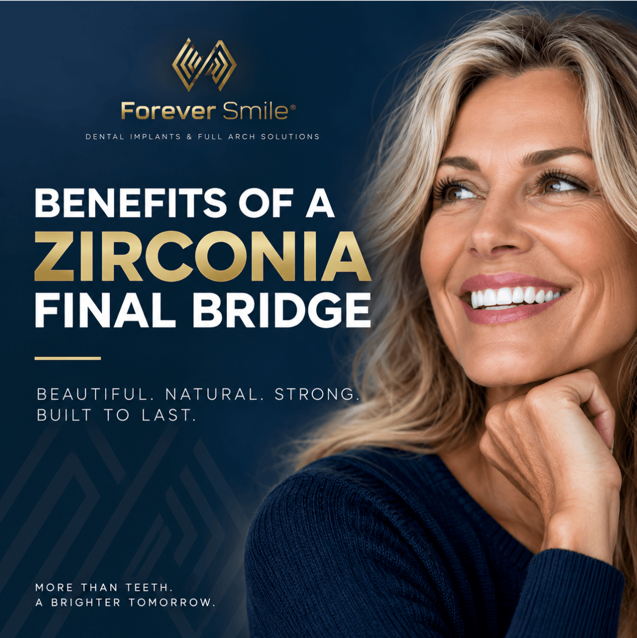 Benefits of zirconia dental implant restorations